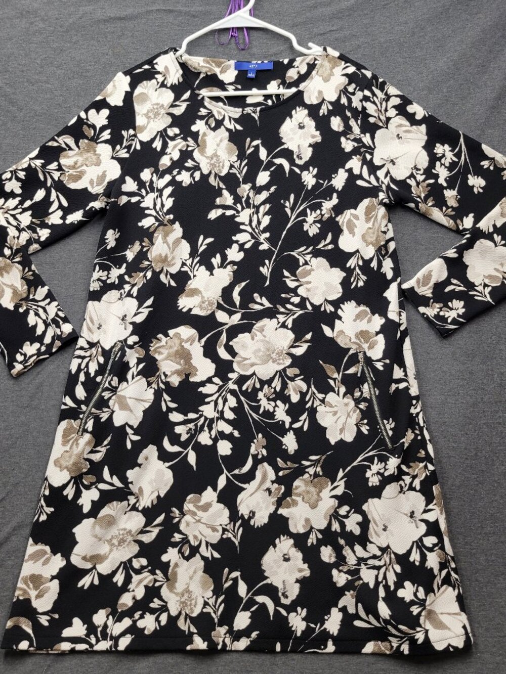 Womens dress, apt. 9, size large, multicolored,  good condition